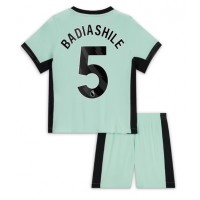 Chelsea Benoit Badiashile #5 Tretí Detský futbalový dres 2023-24 Krátky Rukáv (+ trenírky)